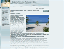 Tablet Screenshot of barbados-paradise.com